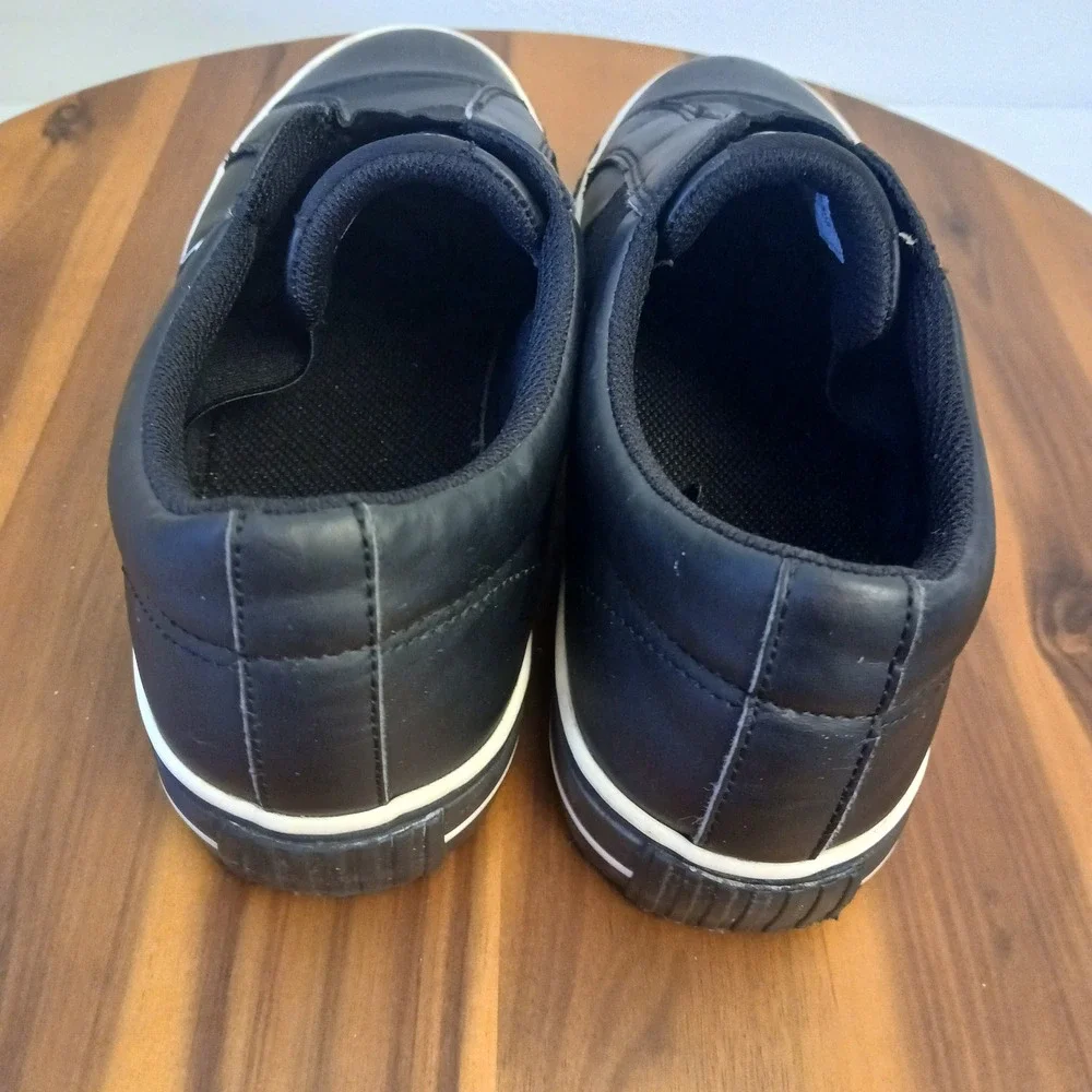 Calvin Klein Slip On‎ Sneakers Mens 7.5 Black Slip On Shoes Casual CMRUAN